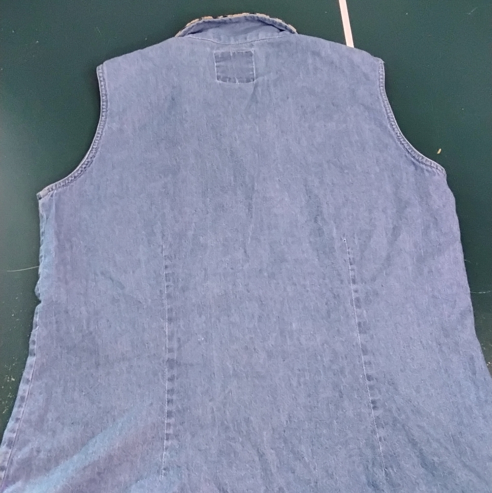 H.G.N.Y International Blues New York Lightweight Jean Vest - Picture 7 of 7